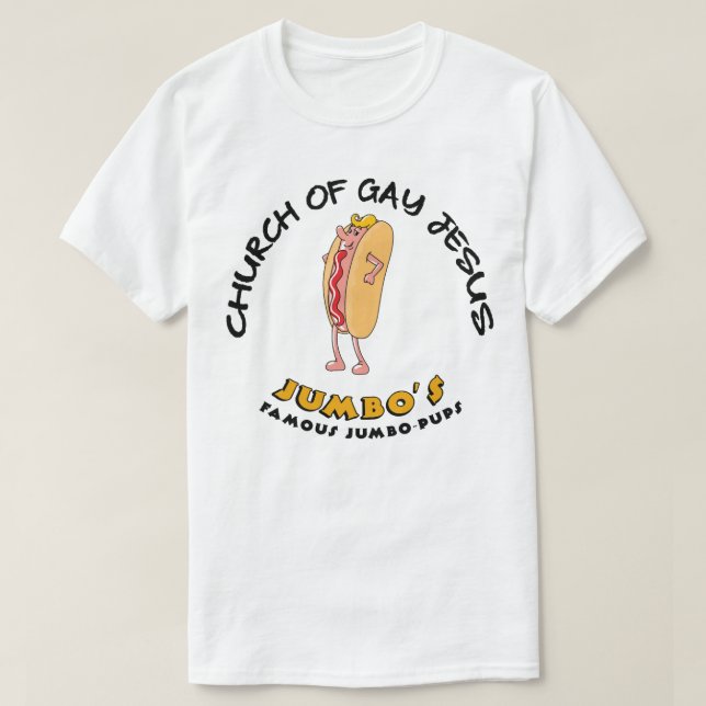 T-shirt Eglise Gay Jésus sans honte (Design devant)