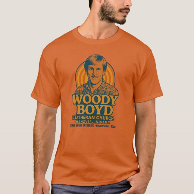 T-shirt Église luthérienne Woody Boyd (Devant)