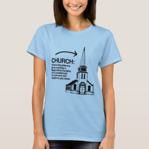 T-SHIRT ÉGLISE - OÙ LES RÉPUBLICAINS VONT ADORER