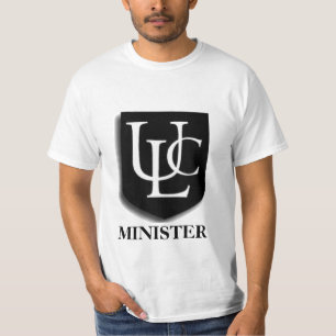 T-shirt Église universelle de la vie, MINISTRE