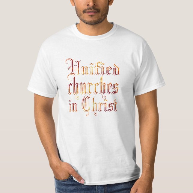 T-shirt Églises unies en Christ (Devant)