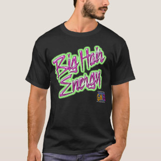 T-shirt EGM Big Hair Energy (noir)