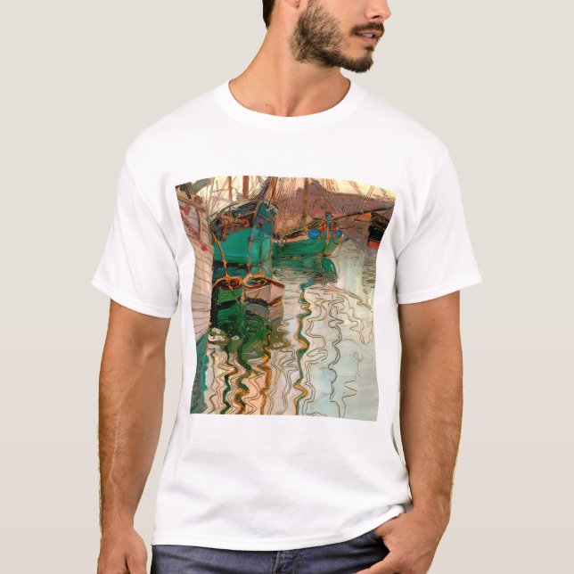 T-shirt Egon Schiele un paisaje (Devant)