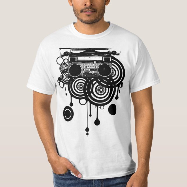 T-shirt Égouttement par radio (Devant)