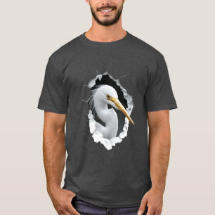 T-shirt Egret Bird amis