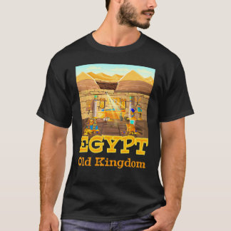 T-shirt Egypt Old Kingdom Egyptian Pyramid Ankh Pharaoh Te
