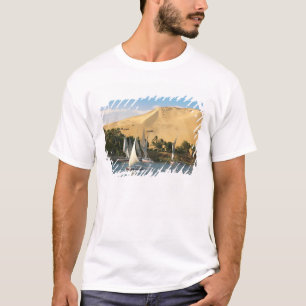 T-shirt Égypte, Assouan, Nil, voiliers felouque, 2
