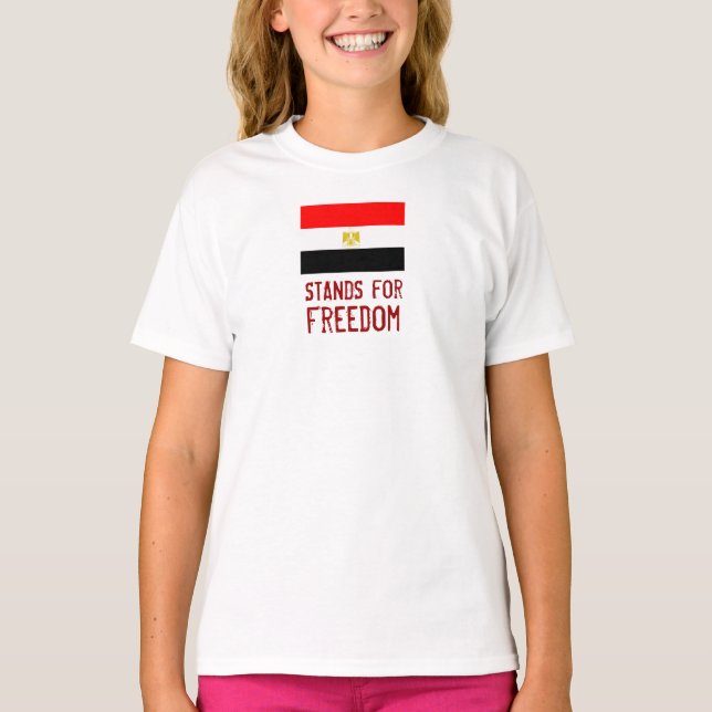 T-shirt EGYPTE :: Défend La Liberté (Devant)