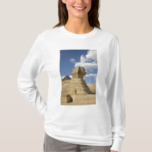 T-shirt Égypte, Gizeh. Le grand Sphynx s'élève au-dessus d