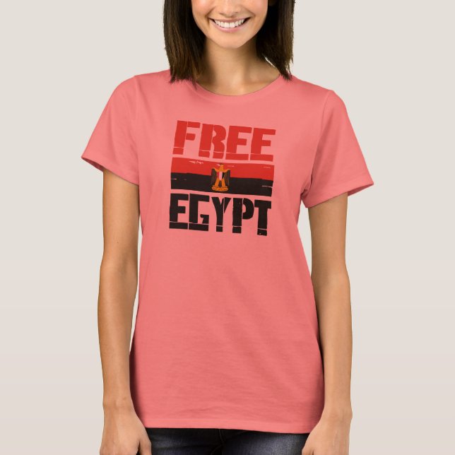T-SHIRT EGYPTE LIBRE (Devant)