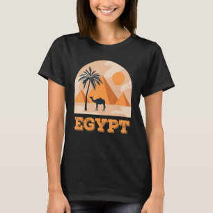 T-shirt Egypte Pyramides Camel Désert Animal Camel