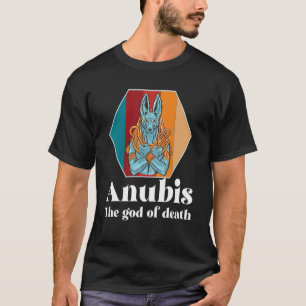T-shirt Egypte Retro Anubis Egyptologie Dieu des morts Pha