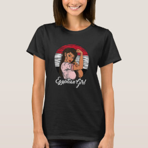 T-shirt Egyptian Flag Egypt Egyptian Girl