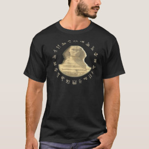 T-shirt égyptien de sphinx