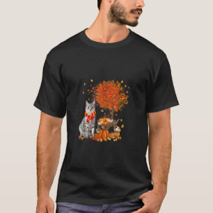 T-shirt Egyptien Mau Cat Thanksgiving Automne Animaux Amou