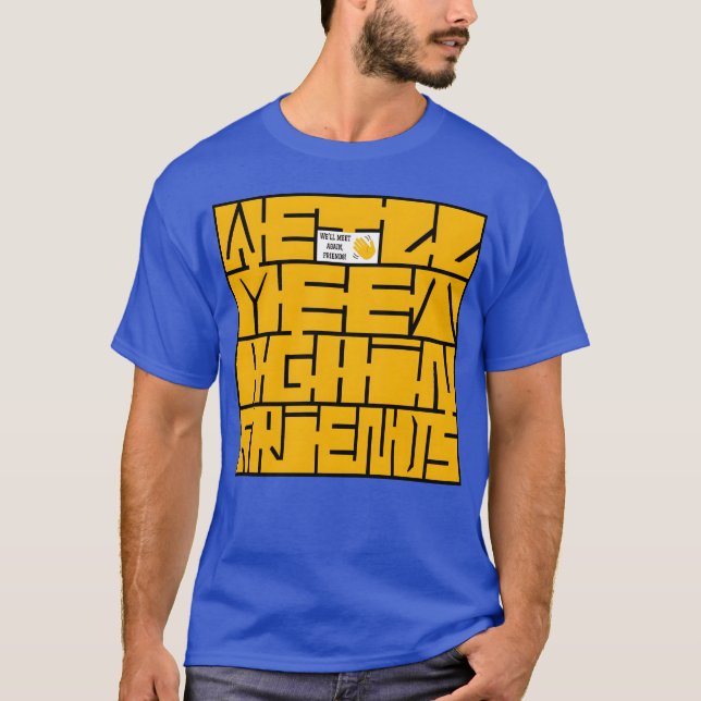 T-shirt Eh bien à nouveau amis amis amis (Devant)