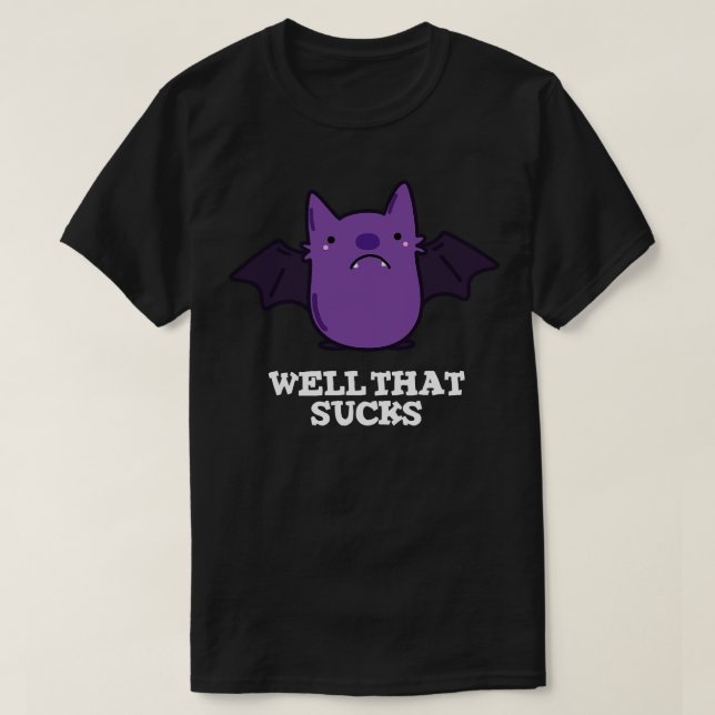 T-shirt Eh Bien Qui Sucre Mignonne Bébé Bat Pun (Design devant)