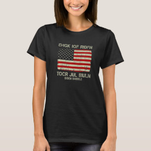T-shirt Ehgk Iof Ridfn Tocr Jul Biuln Vintage Vieux-Améric