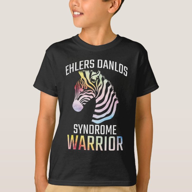 T-shirt Ehlers Danlos Sensibilisation Cadeau EDS Warria Ze (Devant)