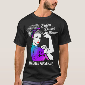 T-shirt Ehlers Danlos Syndrome Guerrier incassable EDS