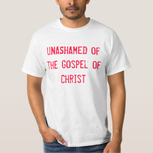 T-shirt Éhonté de l'évangile du Christ