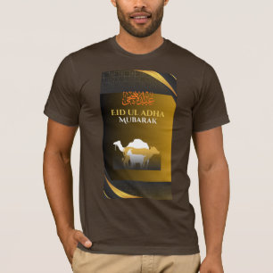 T-shirt Eid ul Adha Mubarak Premium Islamic Festival Or