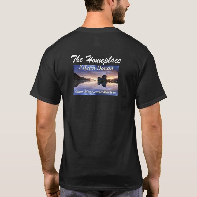 T-shirt Eilean Donan - Clans MacKenzie/MacRae (Dos)
