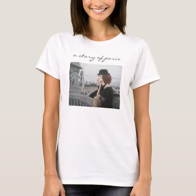T - Shirt - eine Geschichte von Paris (Vorderseite)