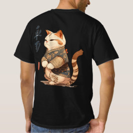 T - Shirt einer Katze im japanischen Stil JIW