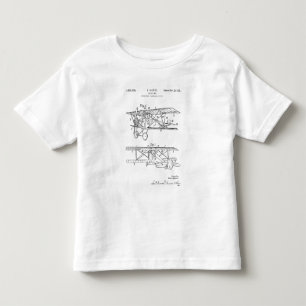 T - Shirt eines Flugzeugpatentdiagramms