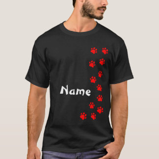T - Shirt einfügen - eigene Namen oder Hunderasse 