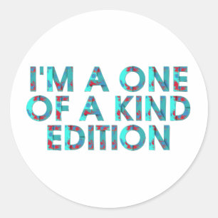 T-SHIRT eins einer netten Ausgabe Runder Aufkleber