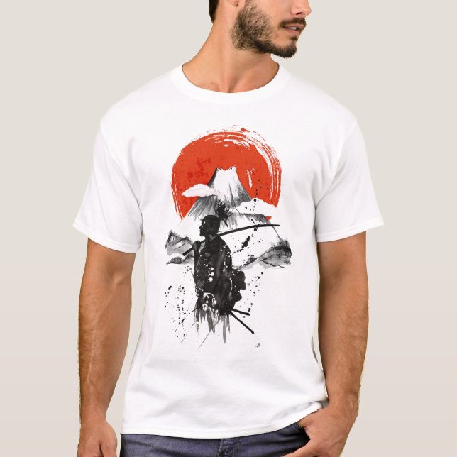 T - Shirt "einsam samurai" (Vorderseite)