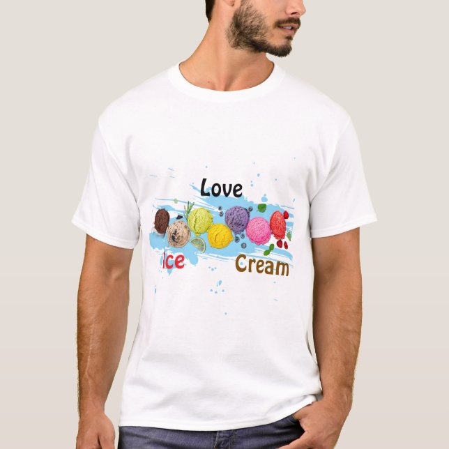 T-Shirt Eiscreme  (Vorderseite)