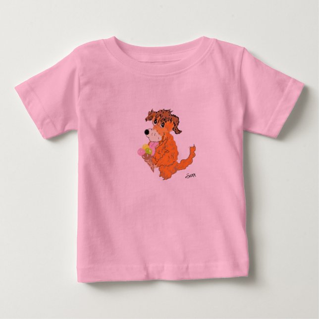 T - Shirt: Eiscreme Himmel Baby T-shirt (Vorderseite)