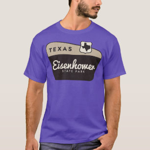 T-shirt Eisenhower State Park Texas Affiche de bienvenue