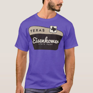 T-shirt Eisenhower State Park Texas Affiche de bienvenue