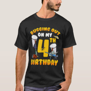 T-shirt Éjaculation sur mon 4 anniversaire Funny Insect et