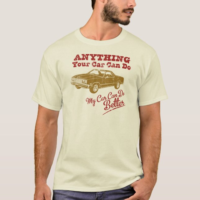 T-shirt EL 1977 de Chevrolet Camino (Devant)