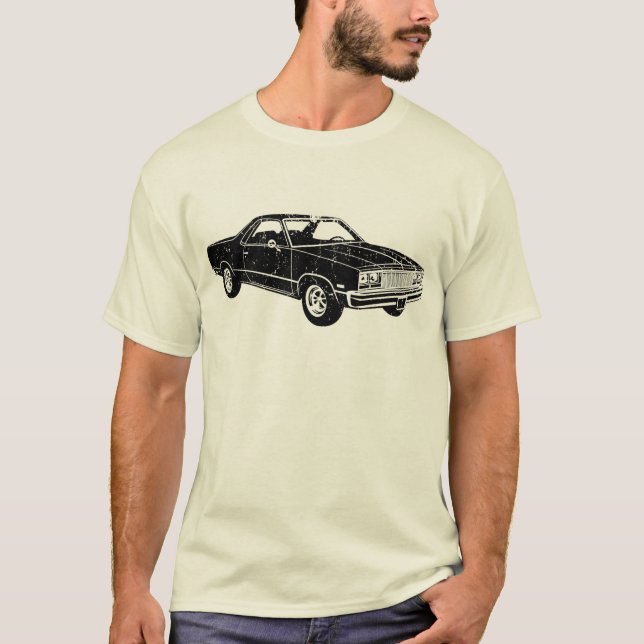 T-shirt EL 1977 de Chevrolet Camino (Devant)