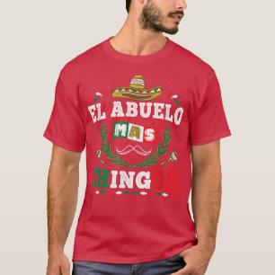 T-shirt El Abuelo Mas Chingon Grand-père Fête des pères 