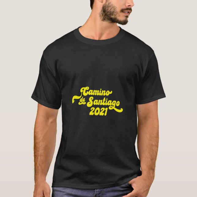T-shirt El Camino De Santiago 2021 Chemin De Saint-Jacques (Devant)
