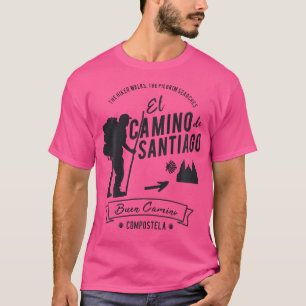 T-shirt El Camino De Santiago Espagne Pèlerins Randonneurs