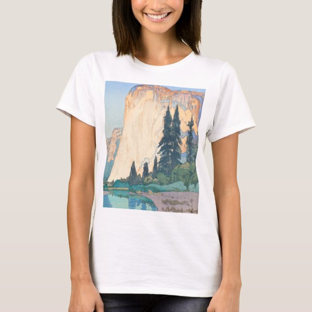 T-shirt El Capitan Yosemite série américaine Hiroshi (Devant)
