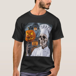T-shirt El Chef Esqueleto: Recetas de Halloween