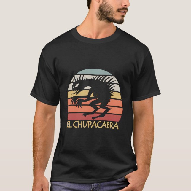 T-shirt El Chupacabra Créatures Urbaines Et Cryptides (Devant)