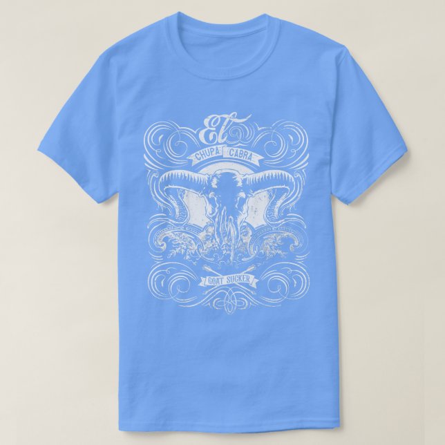 T-shirt El Chupacabra la chèvre Sucker Folklore mexicain M (Design devant)