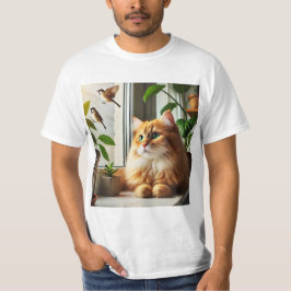 T-shirt El Compañero Ideal: Gato en Casa
