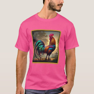 T-shirt El Gallo Mexicaine Loterie Bingo Jeu Traditionnel 