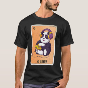 T-shirt El Gamer Cartes de Bingo de loterie mexicaine d'ar